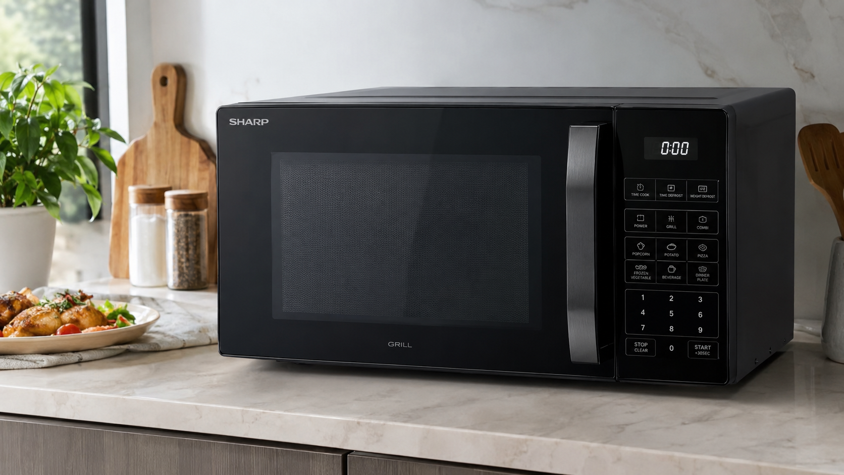 Mengenal Sharp R-728(K)-IN 25 Liter, Microwave dengan Fitur Grill