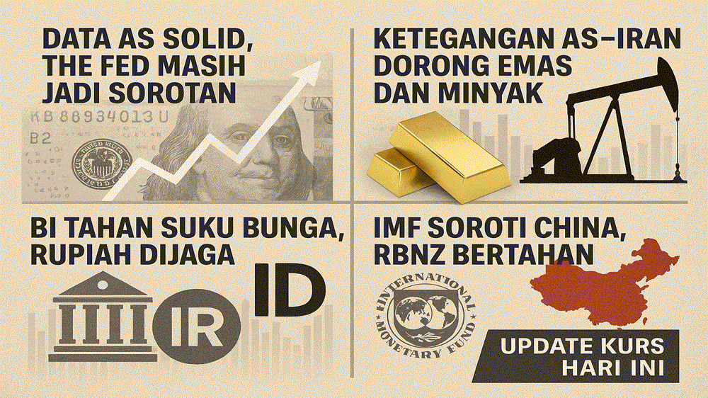 USD Perkasa di Tengah Ancaman Perang! Emas Tembus Level Tinggi, Rupiah Dijaga BI