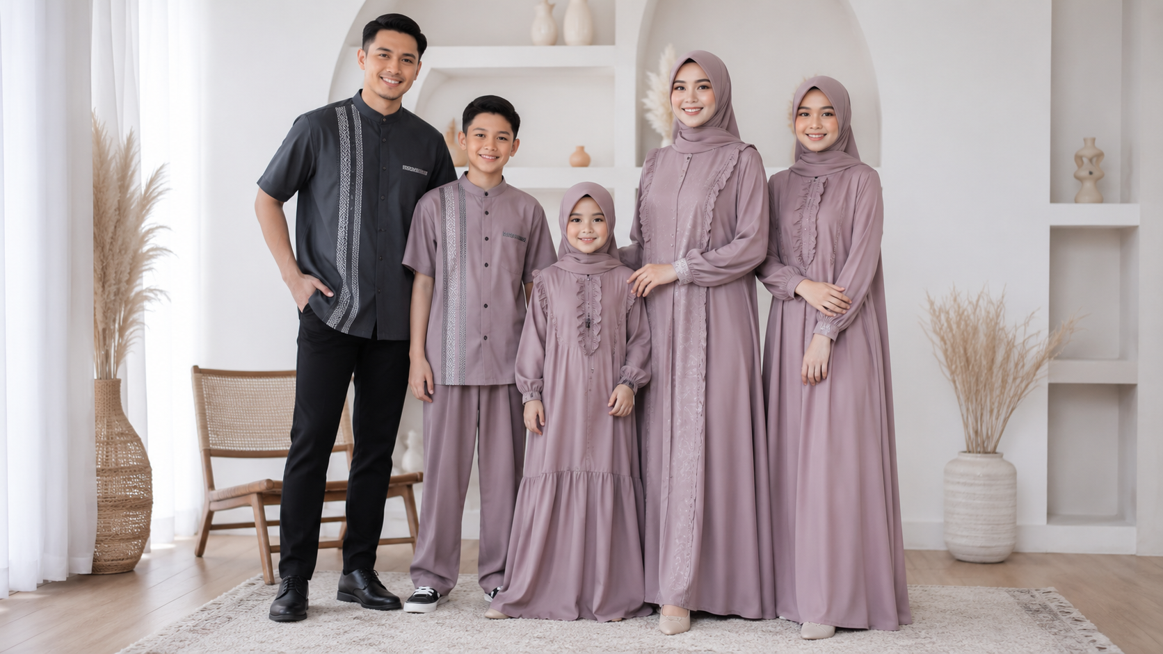 Ingin Tampil Kompak Sekeluarga? Ini Deretan Gamis Nibras yang Bisa Dipilih