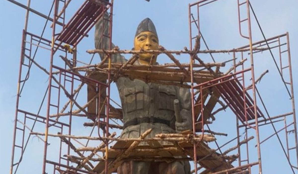 Biaya Pembuatan Patung Sukarno di Banyuasin Diduga Habiskan Dana Miliaran, Begini Klarifikasi Askolani 