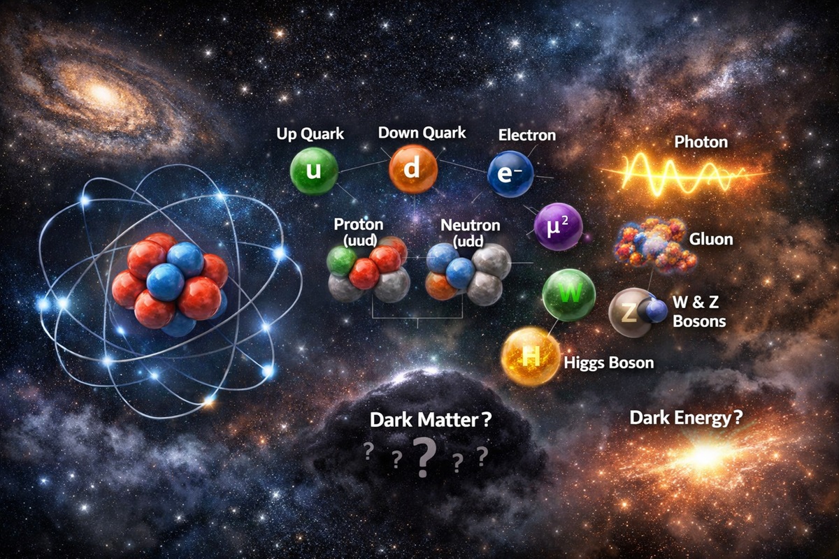 Bagaimana Alam Semesta Terbentuk? Mengenal Partikel Elementer dalam Model Standar