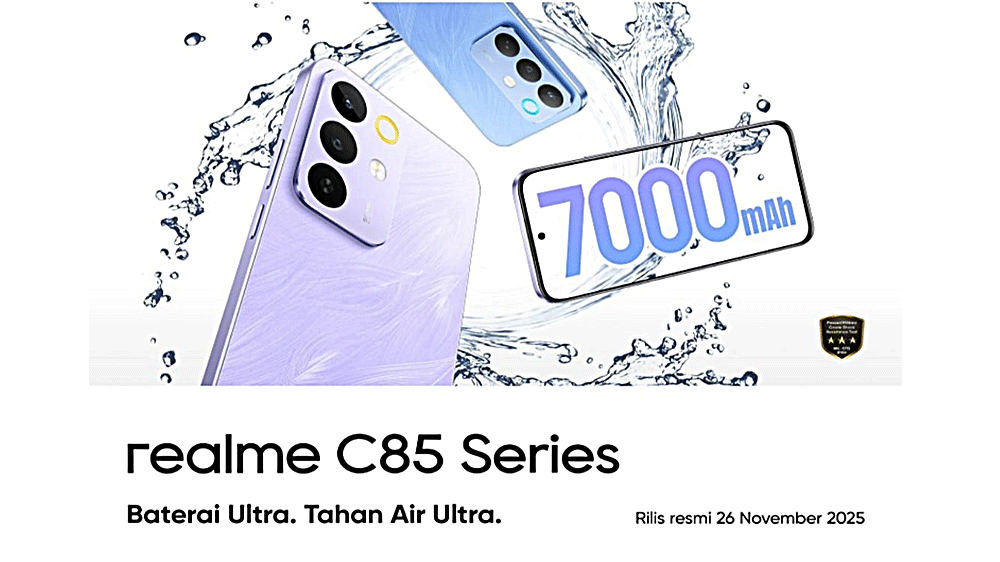 Realme C85 Series Resmi Rilis 26 November 2025, Baterai 7000mAh & IP69 Pro Pertama di Dunia SiapPecahkan Rekor