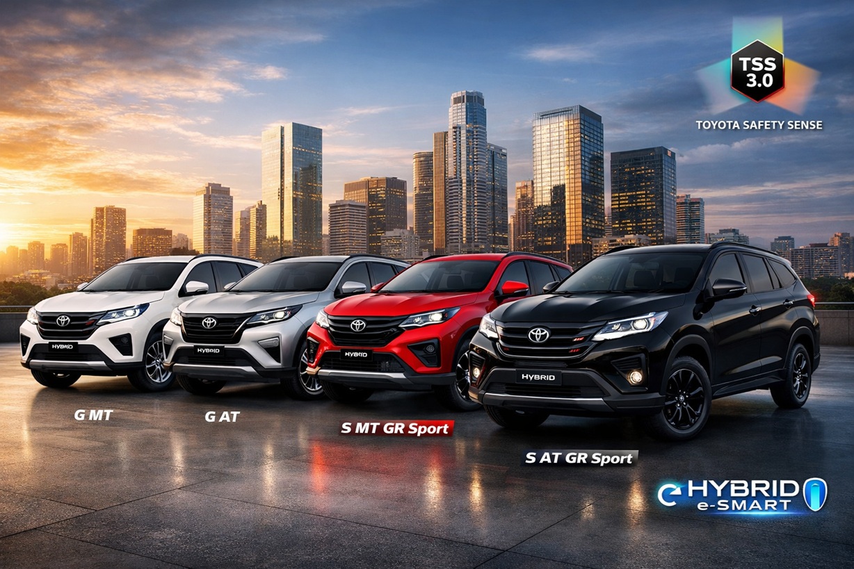 Intip Semua Varian Toyota Rush 2026: Dari Tipe Termurah hingga GR Sport Paling Lengkap