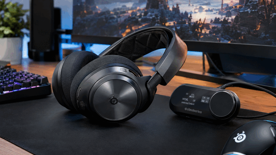 SteelSeries Arctis Nova Pro, Headset Gaming Premium dengan Audio Hi-Res dan GameDAC Gen 2