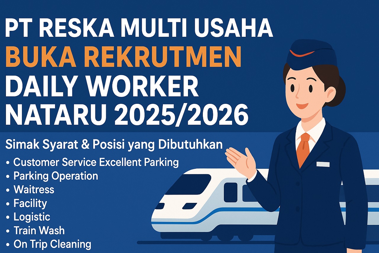 PT KAI Service Buka Rekrutmen Besar-Besaran, Sediakan 12 Formasi Bagi Lulusan SMA SMK, Ini Rinciannya