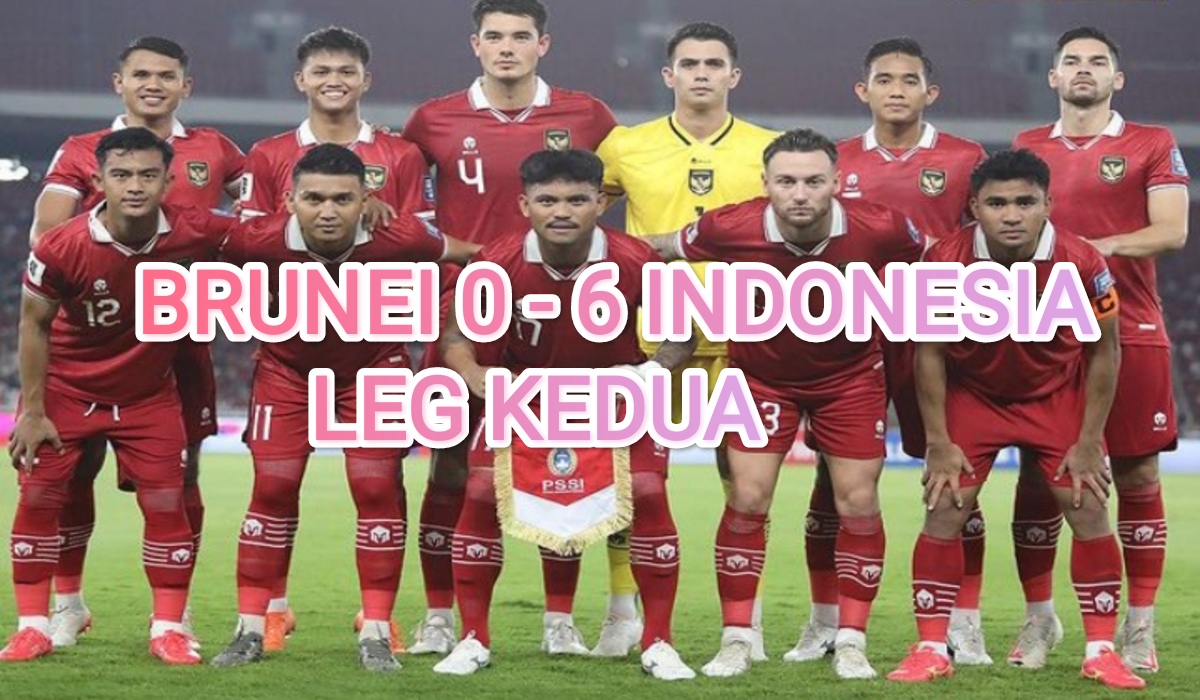 Hore! Leg 2 Indonesia 6-0 Brunei, Kocar Kacir Lawan Timnas Garuda 