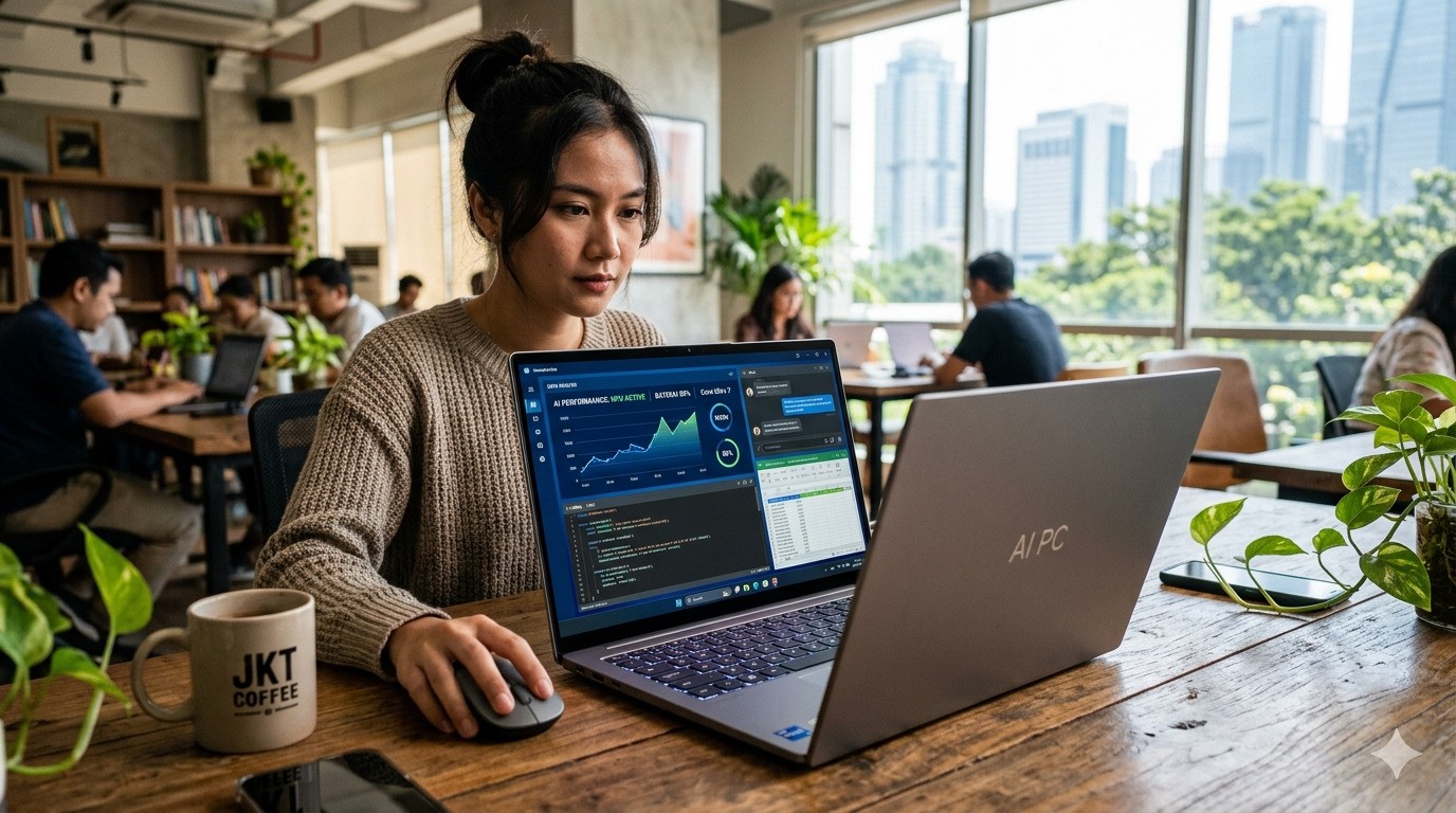 Bukan Sulap Bukan Sihir, Laptop Terbaru Ini Punya NPU yang Bikin Skripsi Kelar Sendiri!