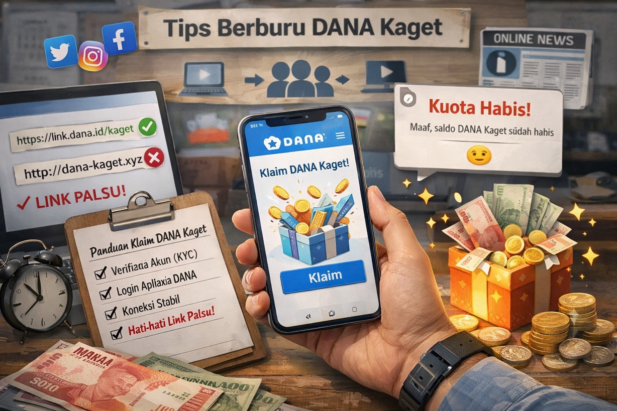 Link DANA Kaget Malam Ini 15 Januari 2026: Fakta, Cara Klaim & Risiko yang Perlu Kamu Tahu