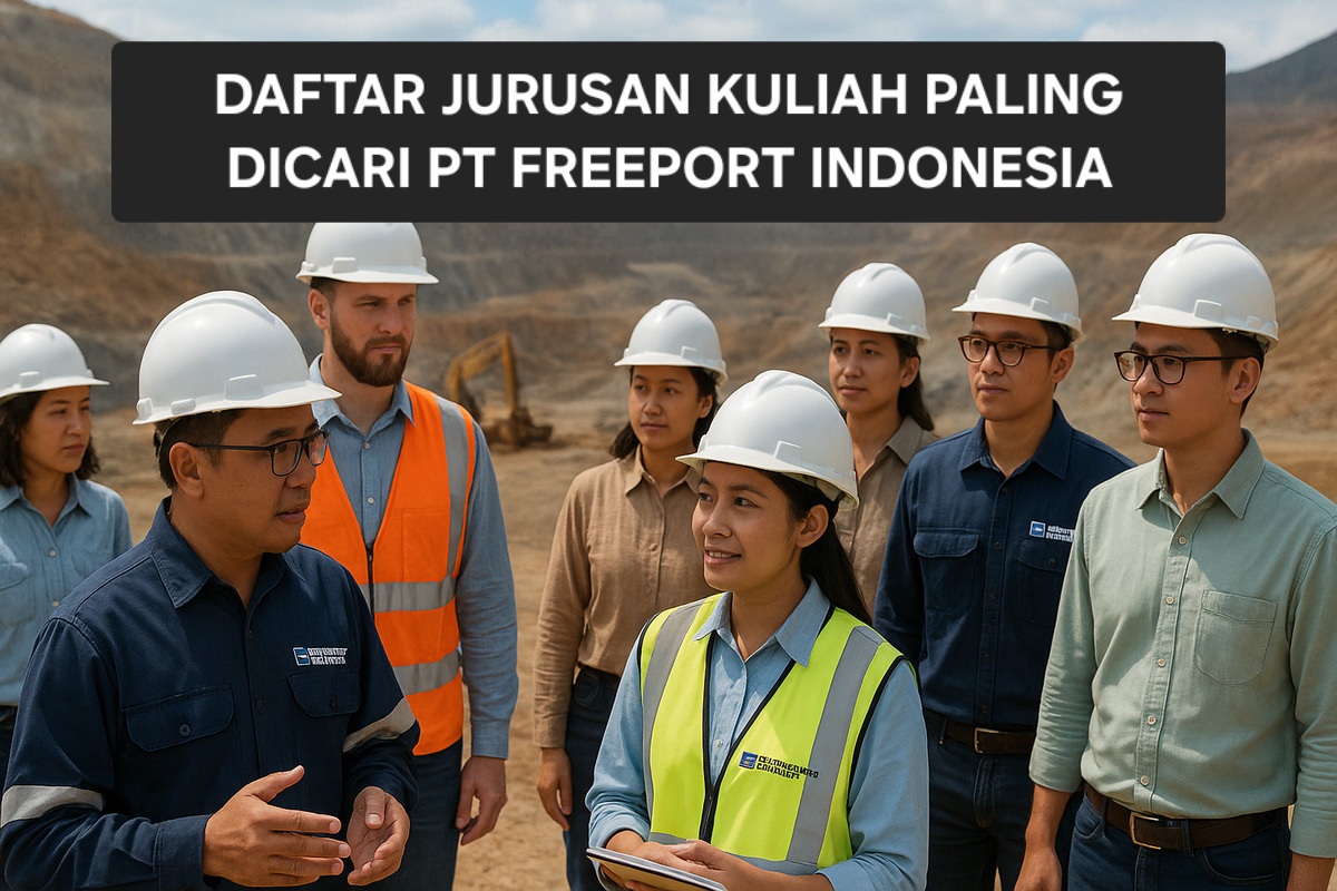 PT Freeport Mencari Anda, Inilah 10 Jurusan Kuliah yang Alumninya Banyak Bekerja di Perusahaan Tambang Itu