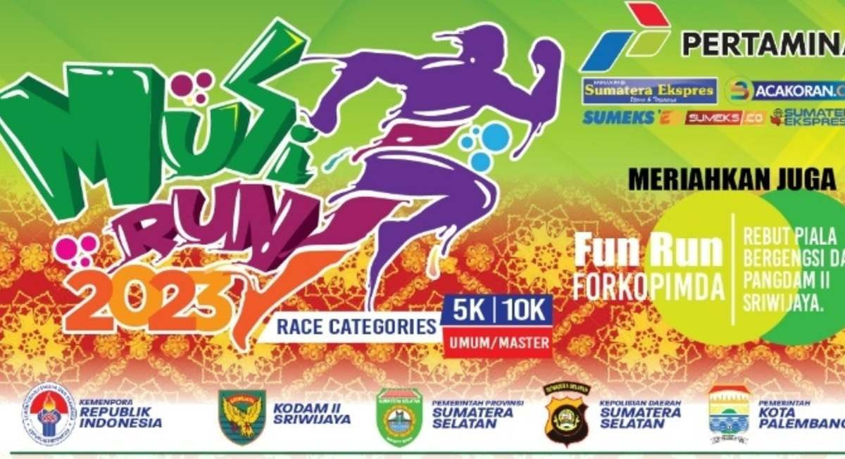 Hai Pelari! Musi Run 2023: Event Lari Nasional Spektakuler di Palembang, Catat Tanggalnya, Jangan Lewatkan!