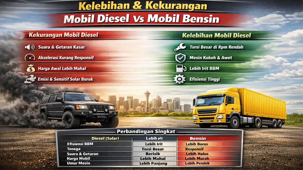 Mobil Diesel: Kuat, Irit, Tapi Bukan Tanpa Kekurangan