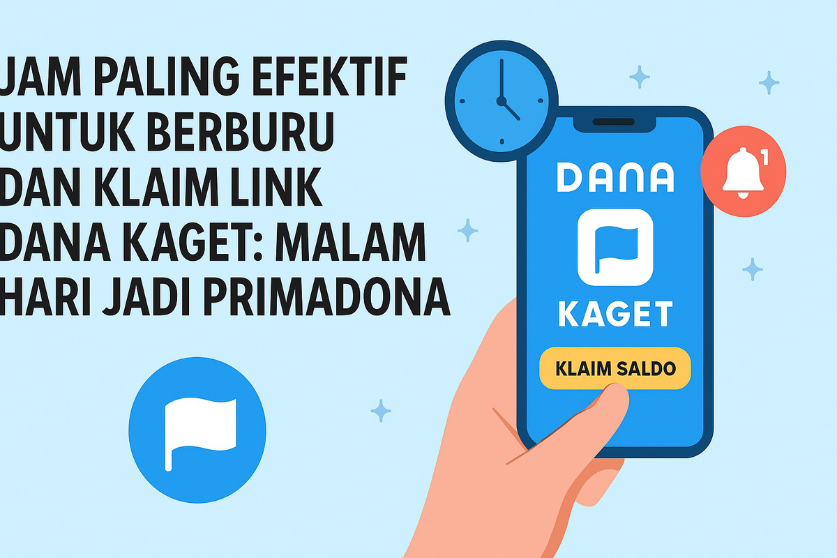 Jam Paling Efektif untuk Berburu dan Klaim Link DANA Kaget: Malam Hari Jadi Primadona