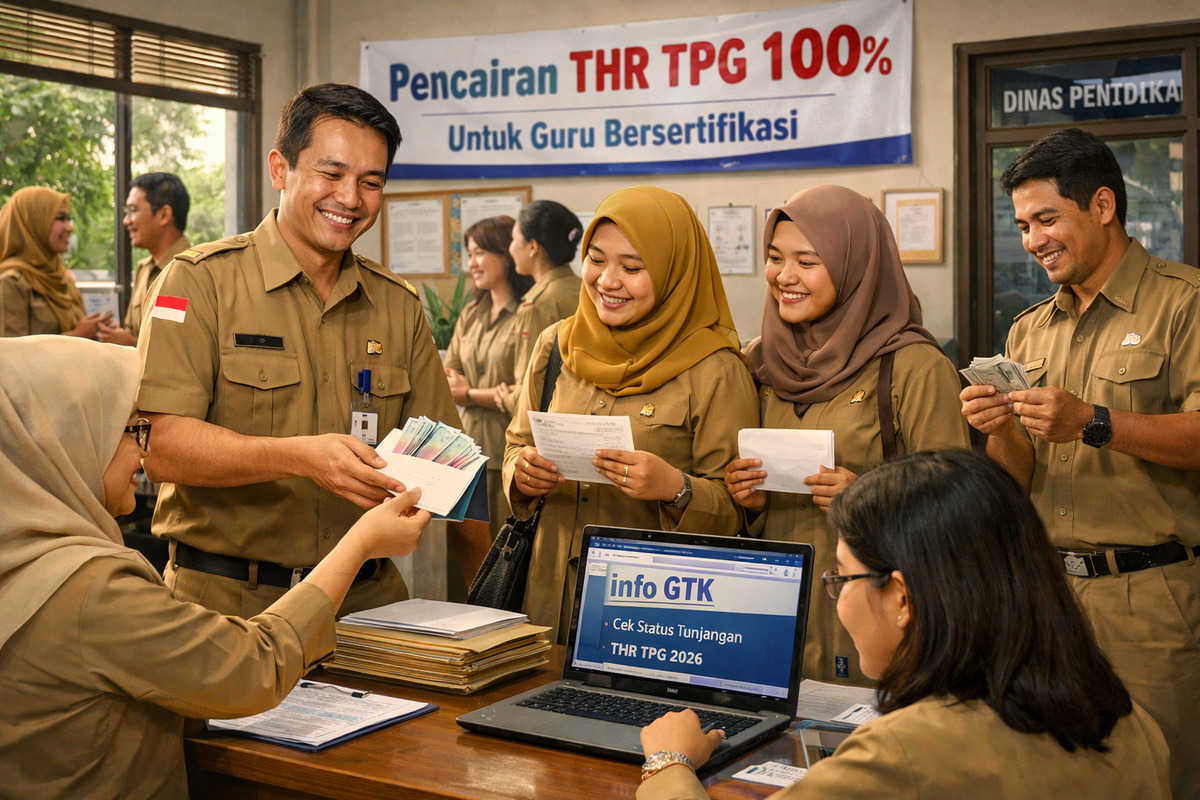 Daerah yang Cairkan THR TPG 100 Persen Januari 2026