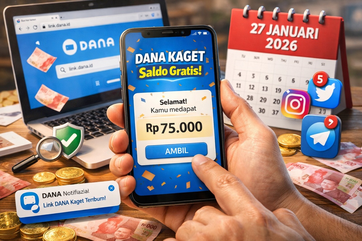 DANA Kaget 27 Januari 2026 Masih Jadi Incaran Pengguna Dompet Digital