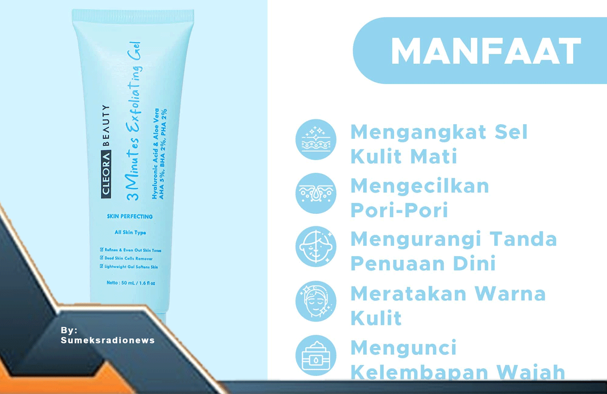 Kulit Fresh dalam Sekejap! Kenali 3 Minutes Exfoliating Gel yang Bikin Wajah Makin Wow!