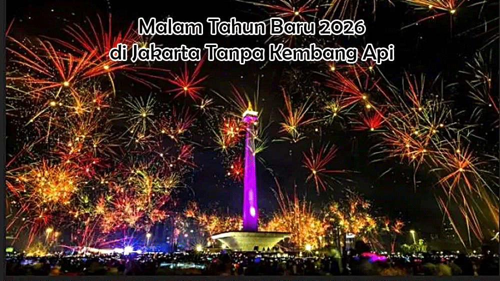 Malam Tahun Baru 2026 di Jakarta Tanpa Kembang Api, Ini Aturan dan Lokasi Resminya