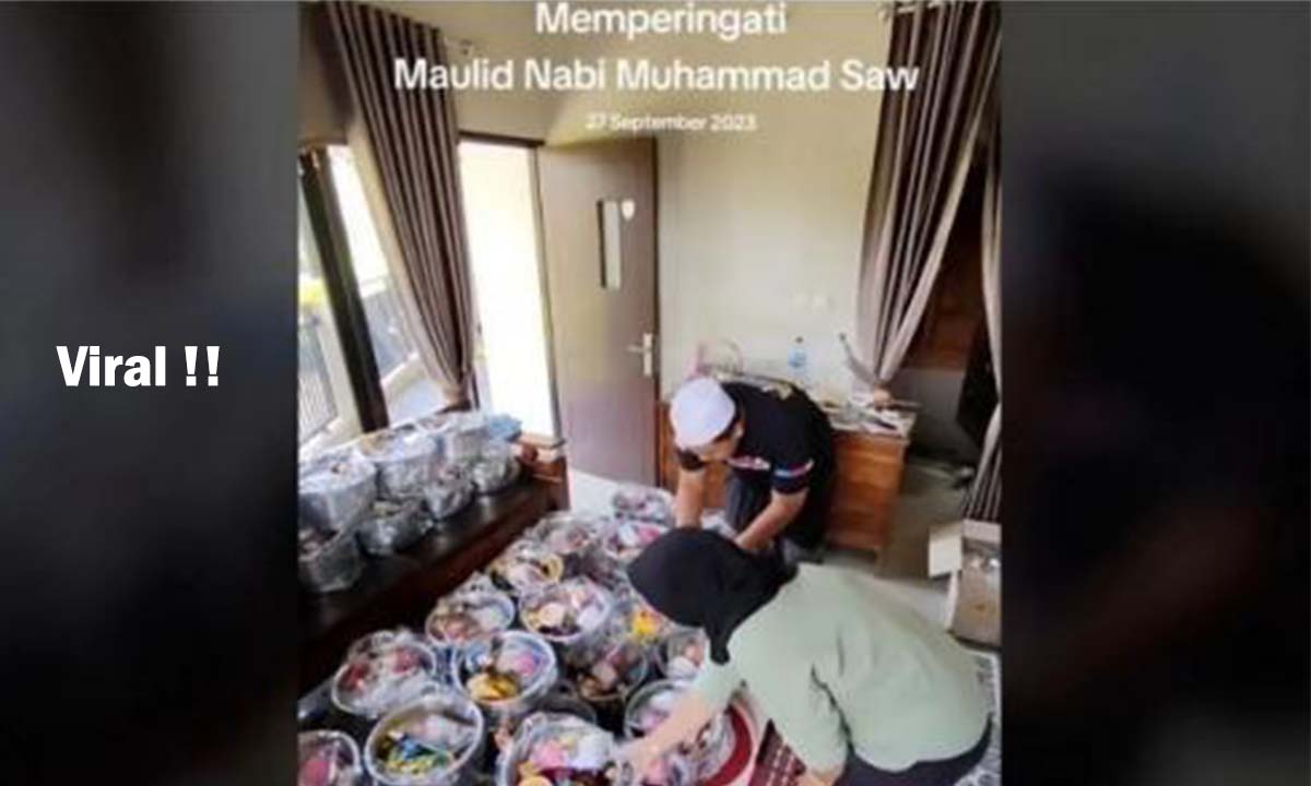 Makanan Mewah di Pengajian Maulid Nabi Muhammad SAW, Membuat Jamaah Full Senyium!