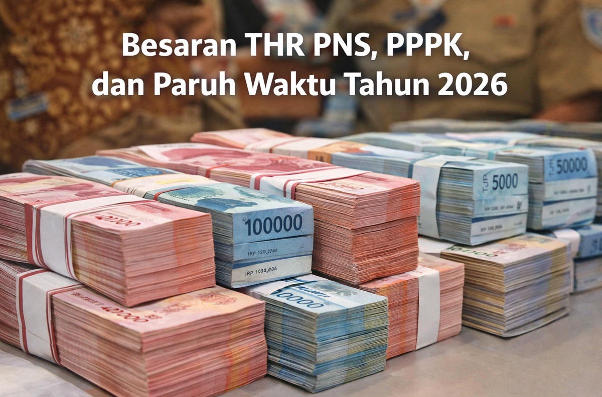 Cair Awal Maret, Inilah Besaran THR PNS, PPPK, dan Paruh Waktu Tahun 2026
