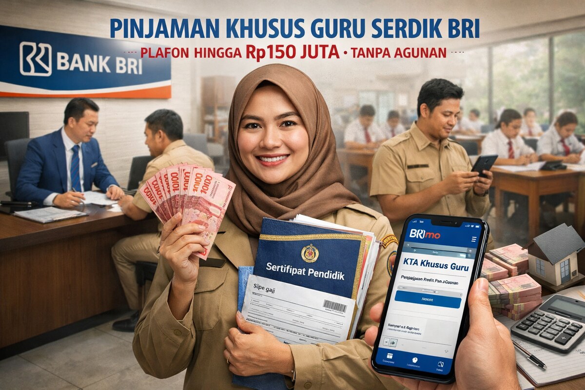 Pinjaman Rp150 Juta untuk Guru Serdik, Begini Syarat dan Cara Ajukan di BRI