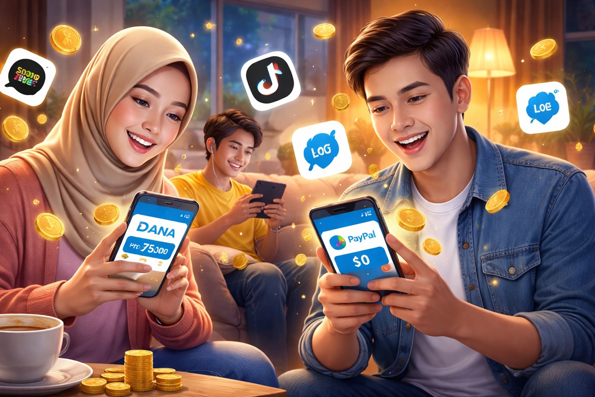 7 Aplikasi Populer Penghasil Saldo PayPal dan DANA Gratis Hari Ini, Rabu 7 Januari 2026