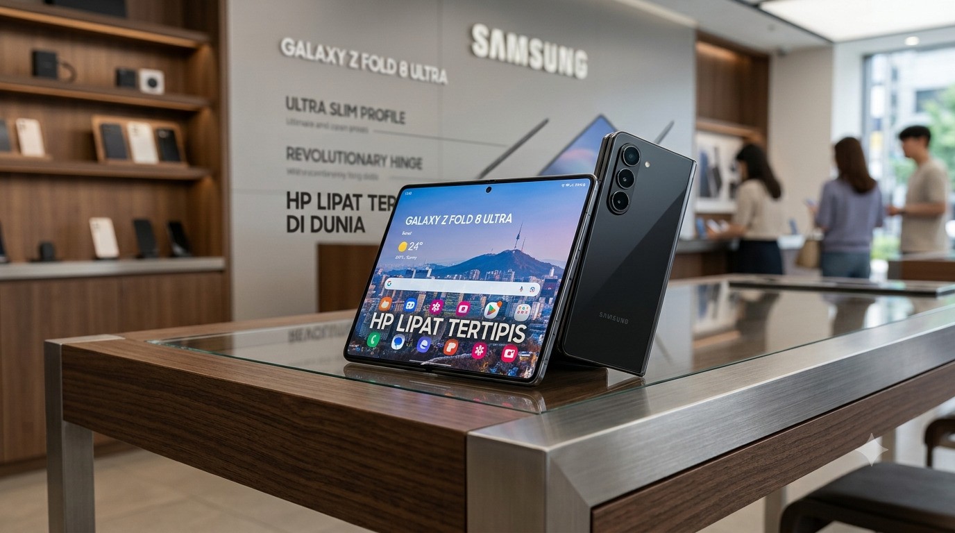 Galaxy Z Fold 8 Ultra Resmi Hadir: Rekor HP Lipat Tertipis Samsung Pecah!