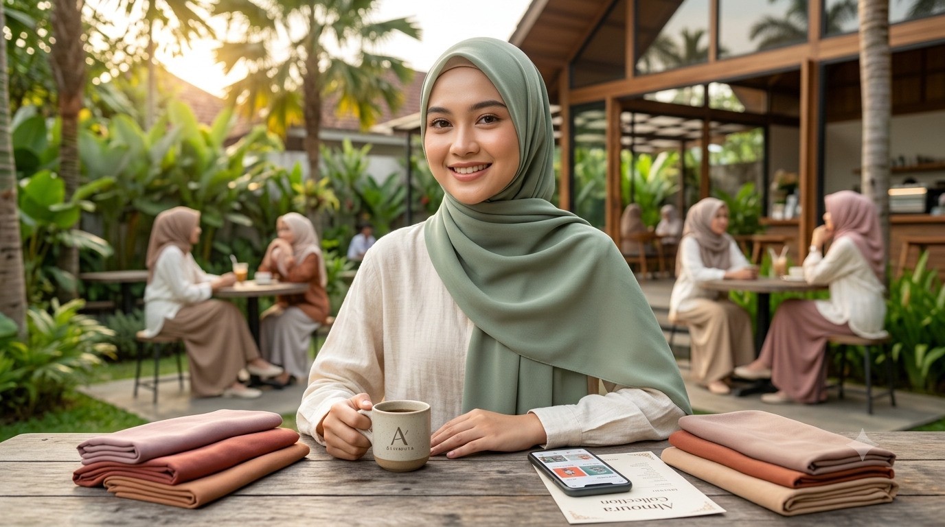 Booming Hijab Ramah Kantong: Pashmina Almoura Jadi Incaran Hijaber Gen Z!