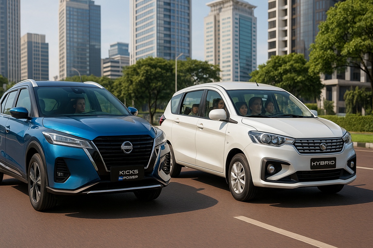 Nissan Kicks e-POWER vs Suzuki Ertiga Hybrid: Adu Konsep Mobil Hybrid untuk Kebutuhan Berbeda