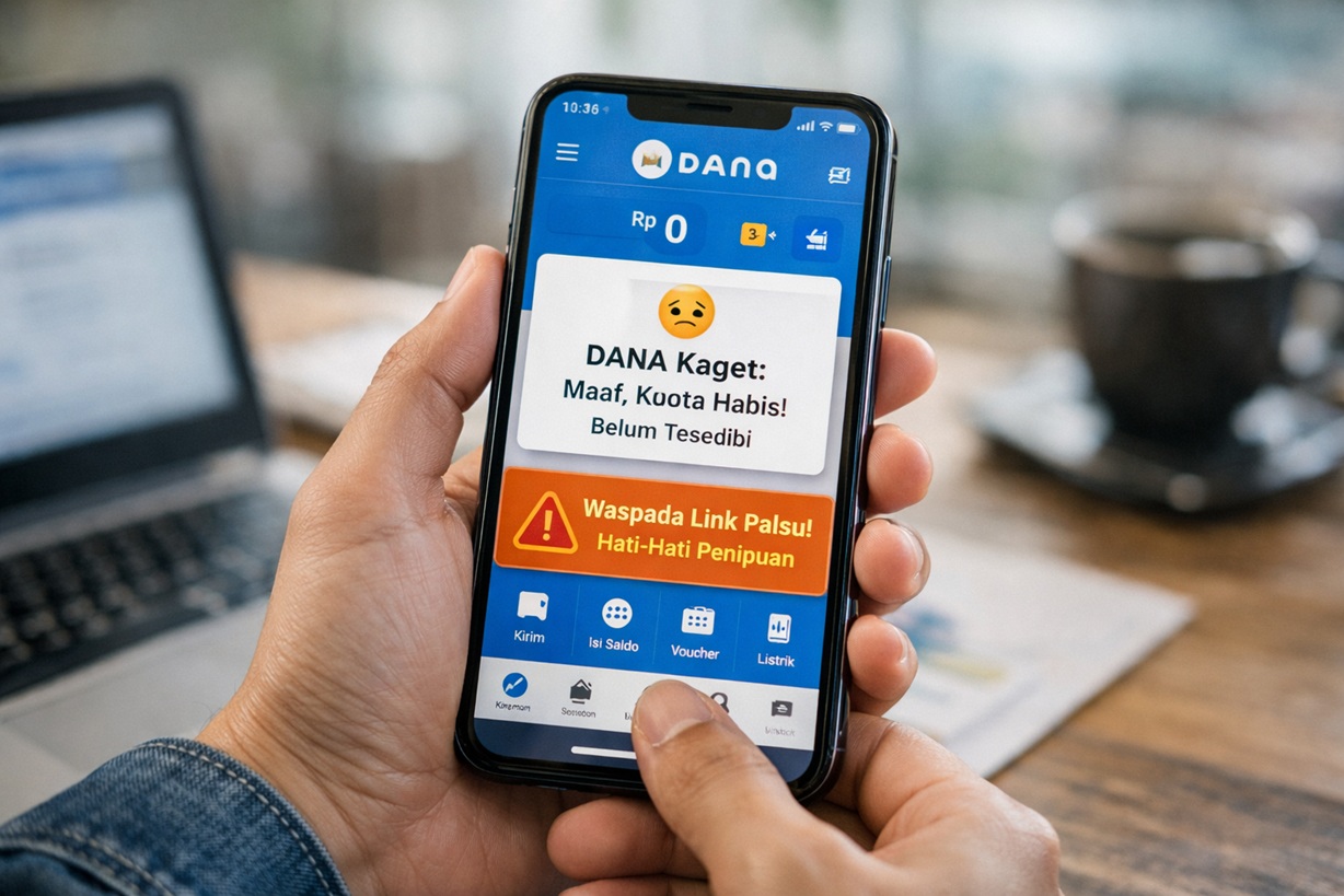 Link DANA Kaget Jumat Siang Ramai Dicari, Waspadai yang Palsu Berkedok Saldo Gratis