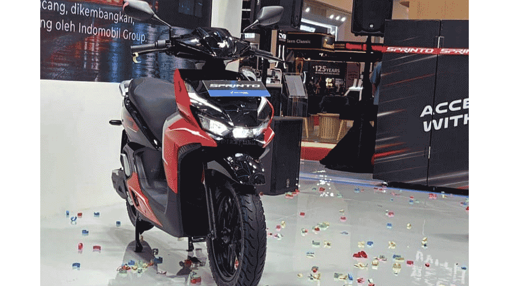 SIAP GANTI MOTOR BENSIN! Indomobil E-Motor Sprinto Meluncur: Skutik Listrik Gaya Retro Modern