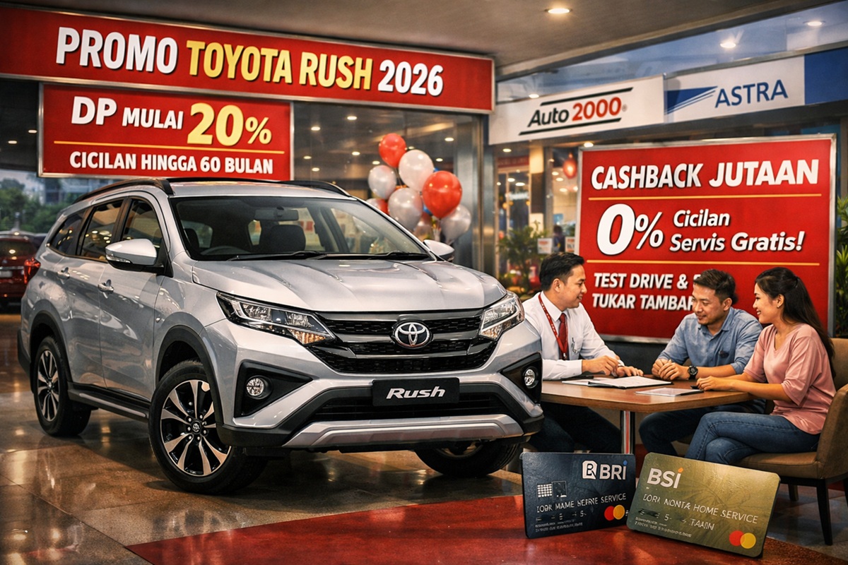 Toyota Rush 2026: SUV dengan Ground Clearance 220 mm, Siap Hadapi Banjir dan Jalan Rusak