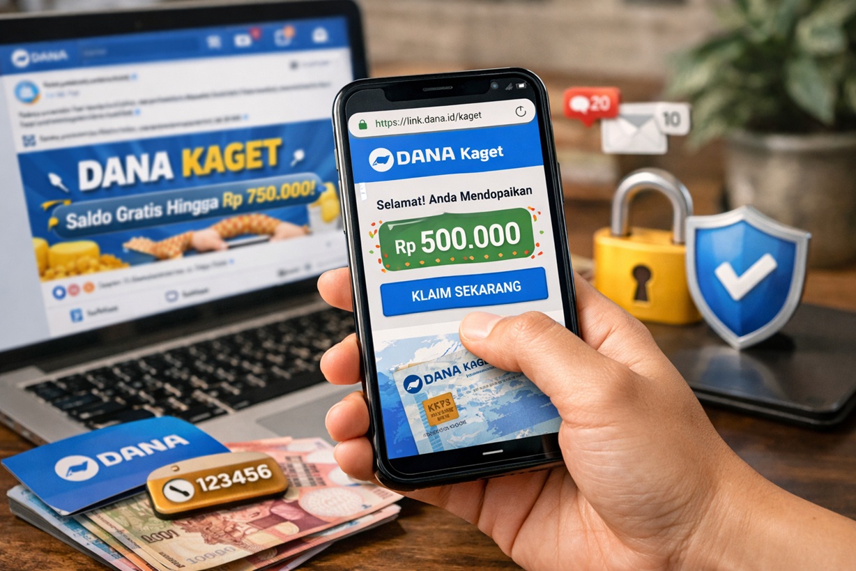 Link DANA Kaget Ramai Diburu 8 Januari 2026, Saldo Gratis hingga Rp750 Ribu Beredar di Medsos