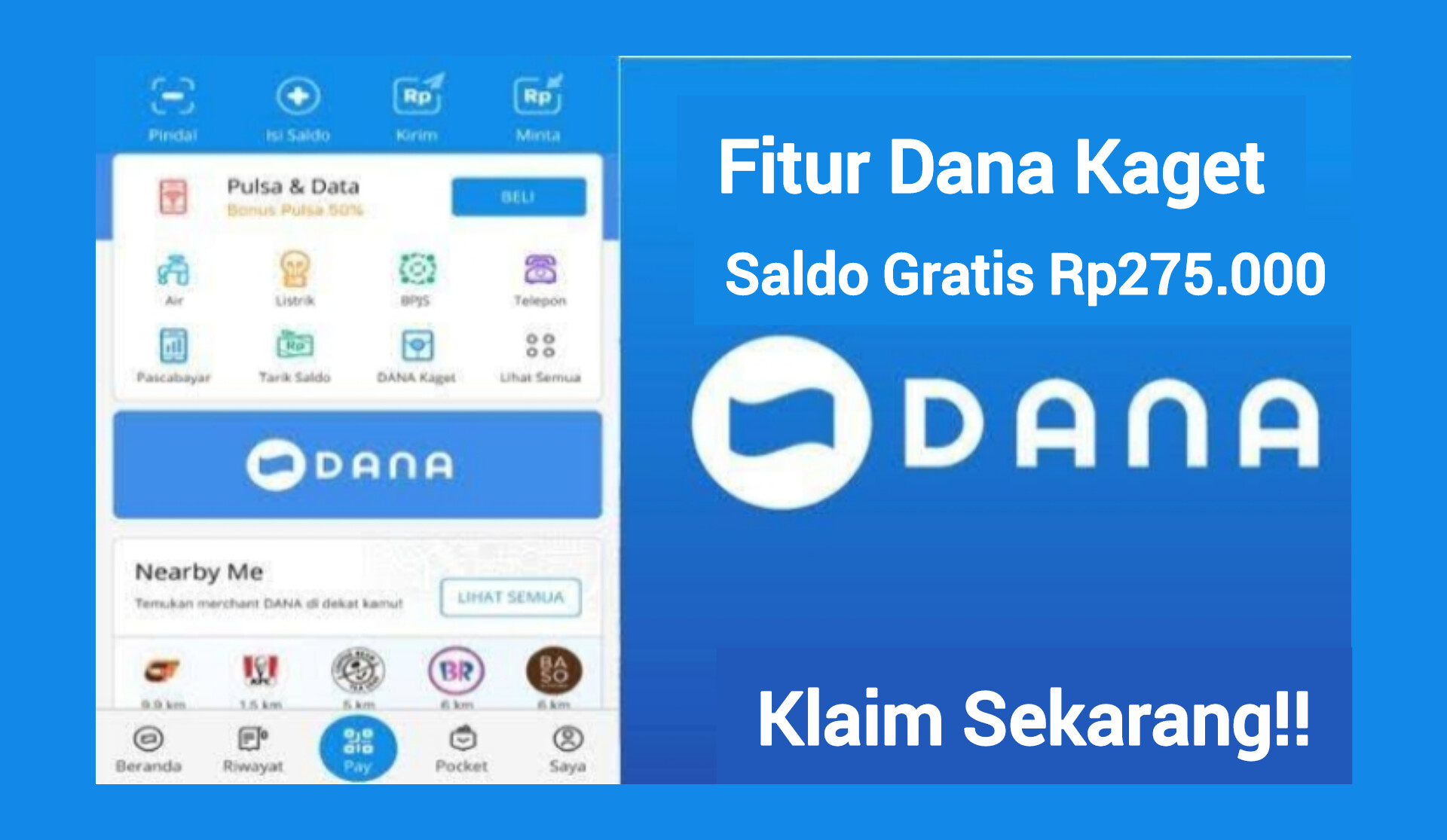 Dapatkan Saldo Gratis DANA Kaget Malam Ini: Jangan Lewatkan Trik Sederhana Ini