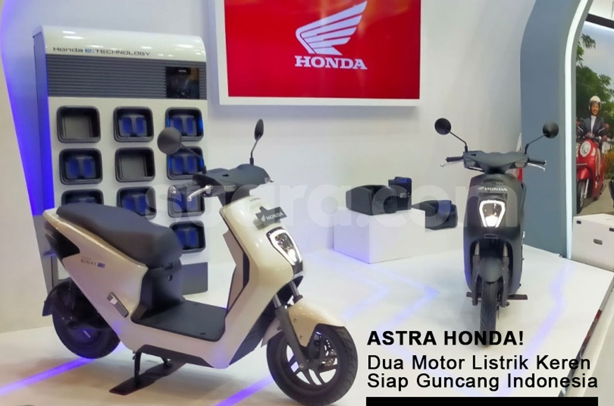 MENJEJAK KE MASA DEPAN: Rencana Seru Astra Honda! Dua Motor Listrik Keren Siap Guncang Indonesia di 2024!