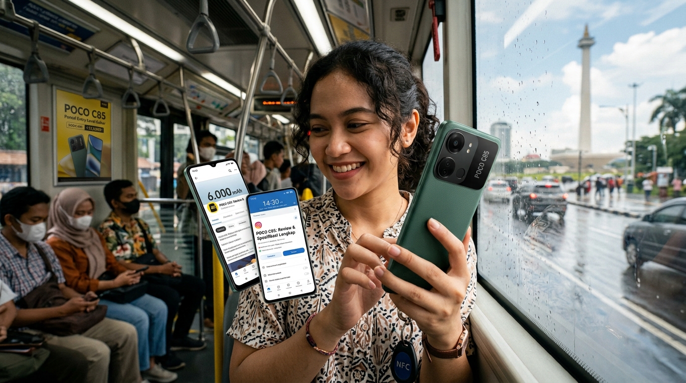 POCO C85 Resmi Menggebrak Pasar Entry-Level dengan Baterai Raksasa 6.000 mAh