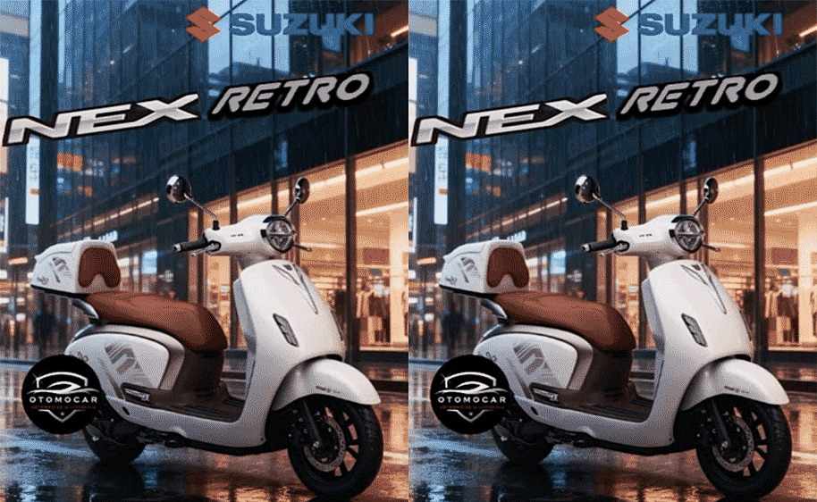 ​Suzuki Nex Retro Lumi Skuter Matik Paling Stylish dan Irit! Paduan Gaya Klasik, Modern, dan Mesin Raja BBM