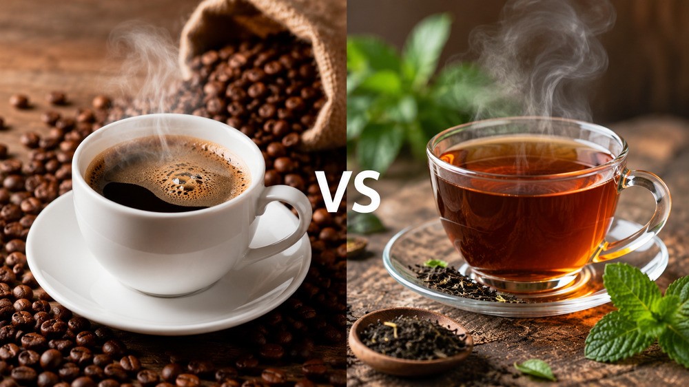 Teh dan Kopi Sama-sama Berkafein, Tapi Mana yang Lebih Baik?