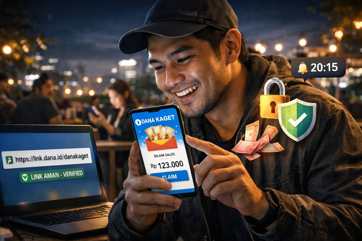 Link DANA Kaget Malam 24 Desember 2025: Peluang Cuan Cepat, Ini Cara Klaim Aman dan Efektif