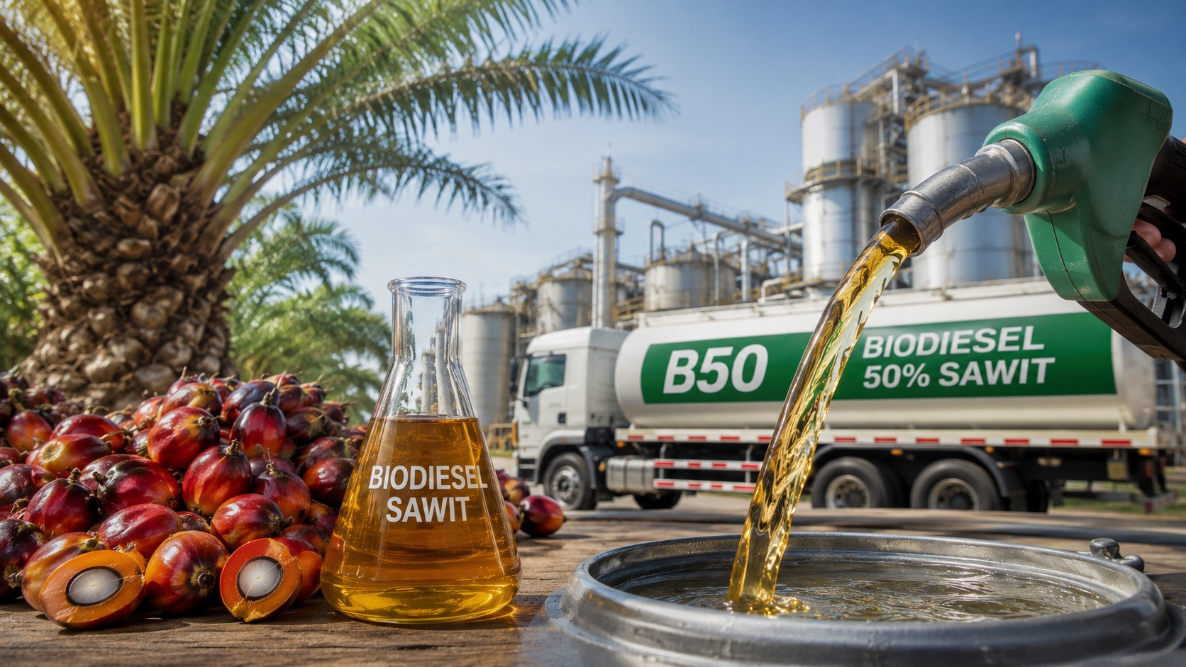 Dari Kebun Sawit ke Tangki Kendaraan, Ini Manfaat Biodiesel B50