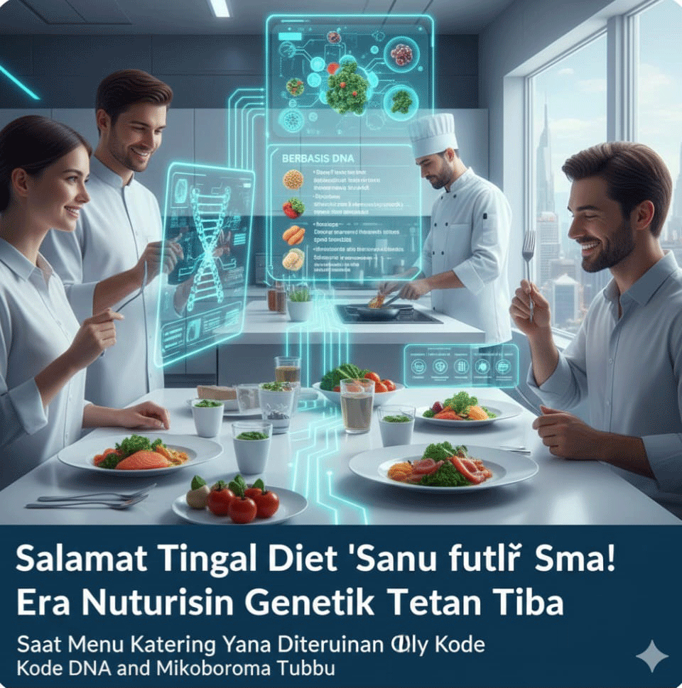 Terbukti Lebih Efektif! Nutrisi Genetik 2026, Saat DNA Menentukan Menu Harian