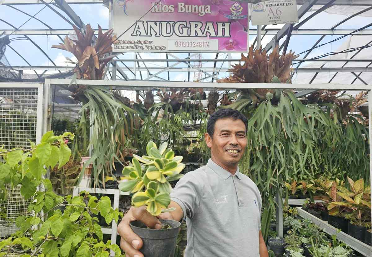 Sukses Jadi Mata Pencaharian Warga Sekitar, Ini Kisah Klaster Usaha Tanaman Hias Binaan BRI di Kota Batu