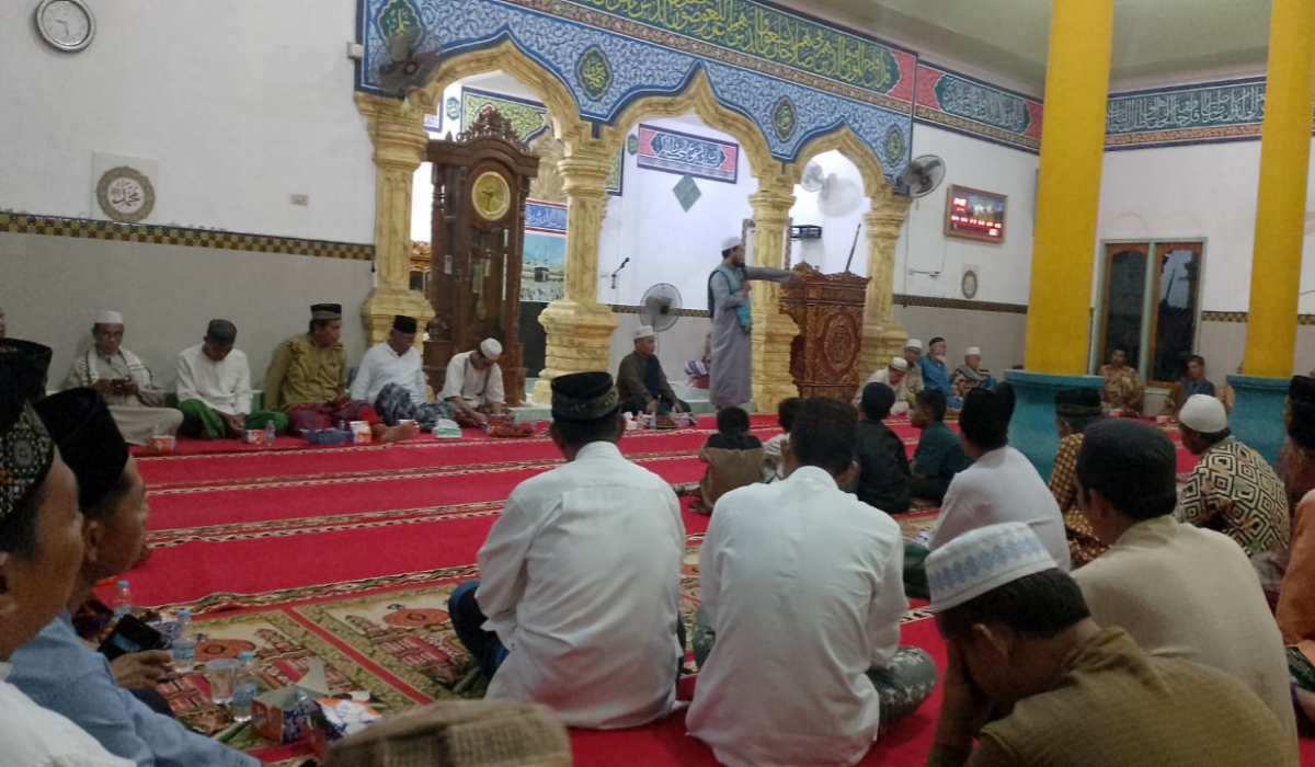 Desa Pangkalan Panji Peringati Isra Mi'raj 1445 Hijriyah : Momentum Peningkatan Ibadah, Mengingat Allah SWT 
