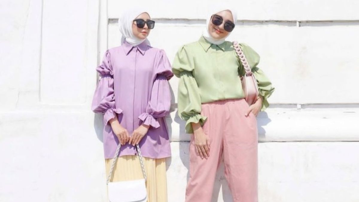 Warna Pastel untuk Semua Musim: Gaya Hijab Korea yang Fleksibel dan Stylish