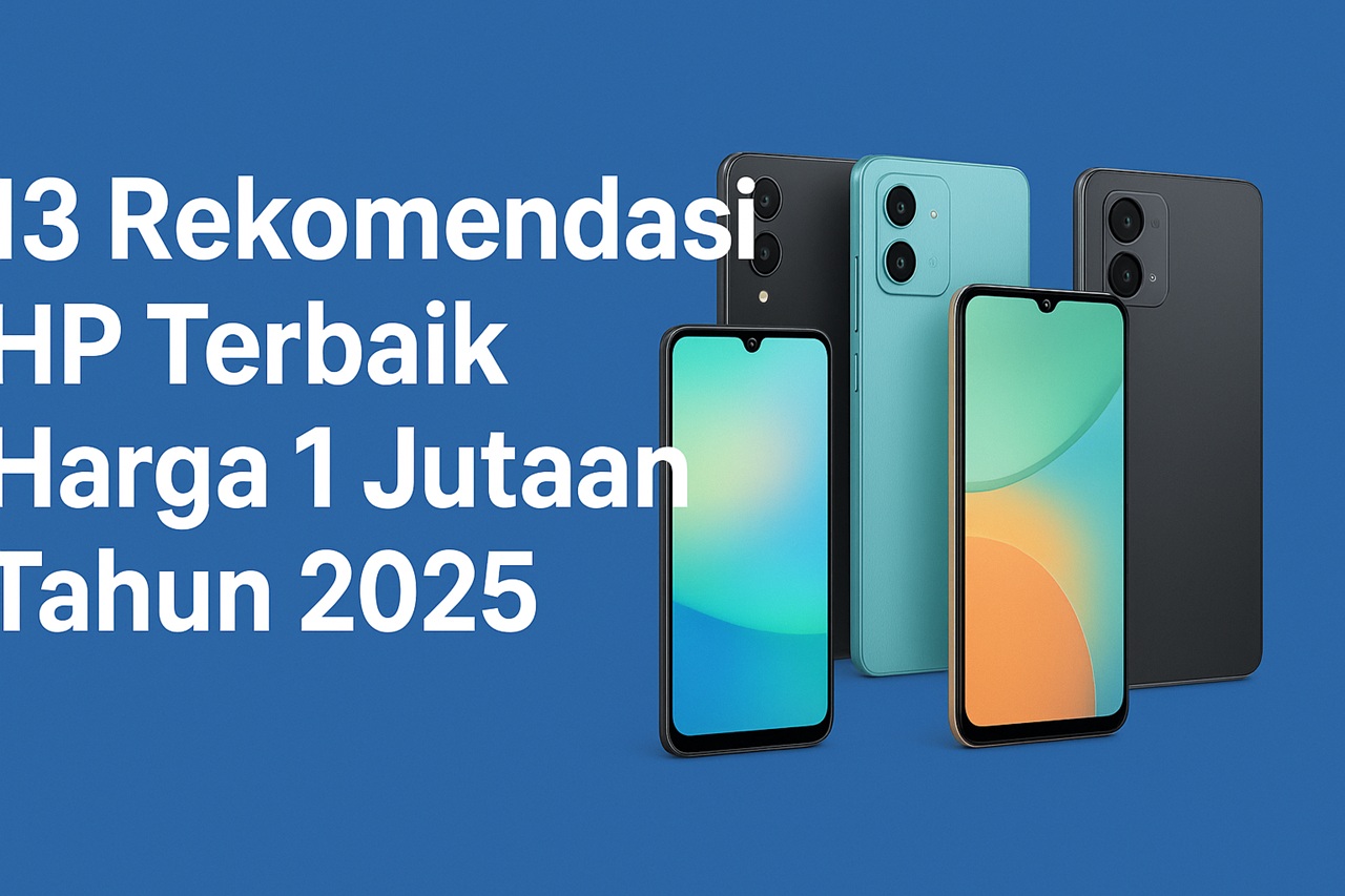 13 Rekomendasi HP Terbaik Harga 1 Jutaan Tahun 2025: Performa Mumpuni untuk Kebutuhan Harian