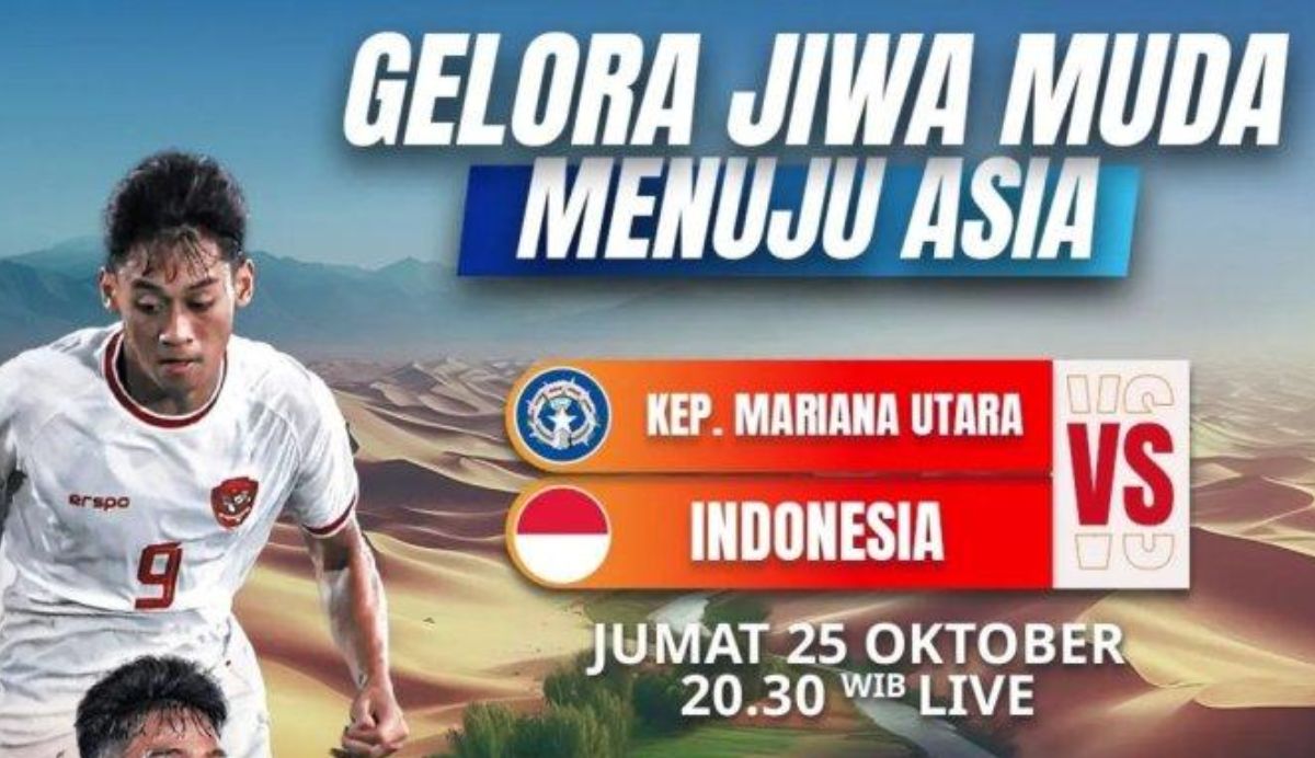 Pantau Sekarang! Link Live Streaming Kepulauan Mariana Utara vs Indonesia U-17!