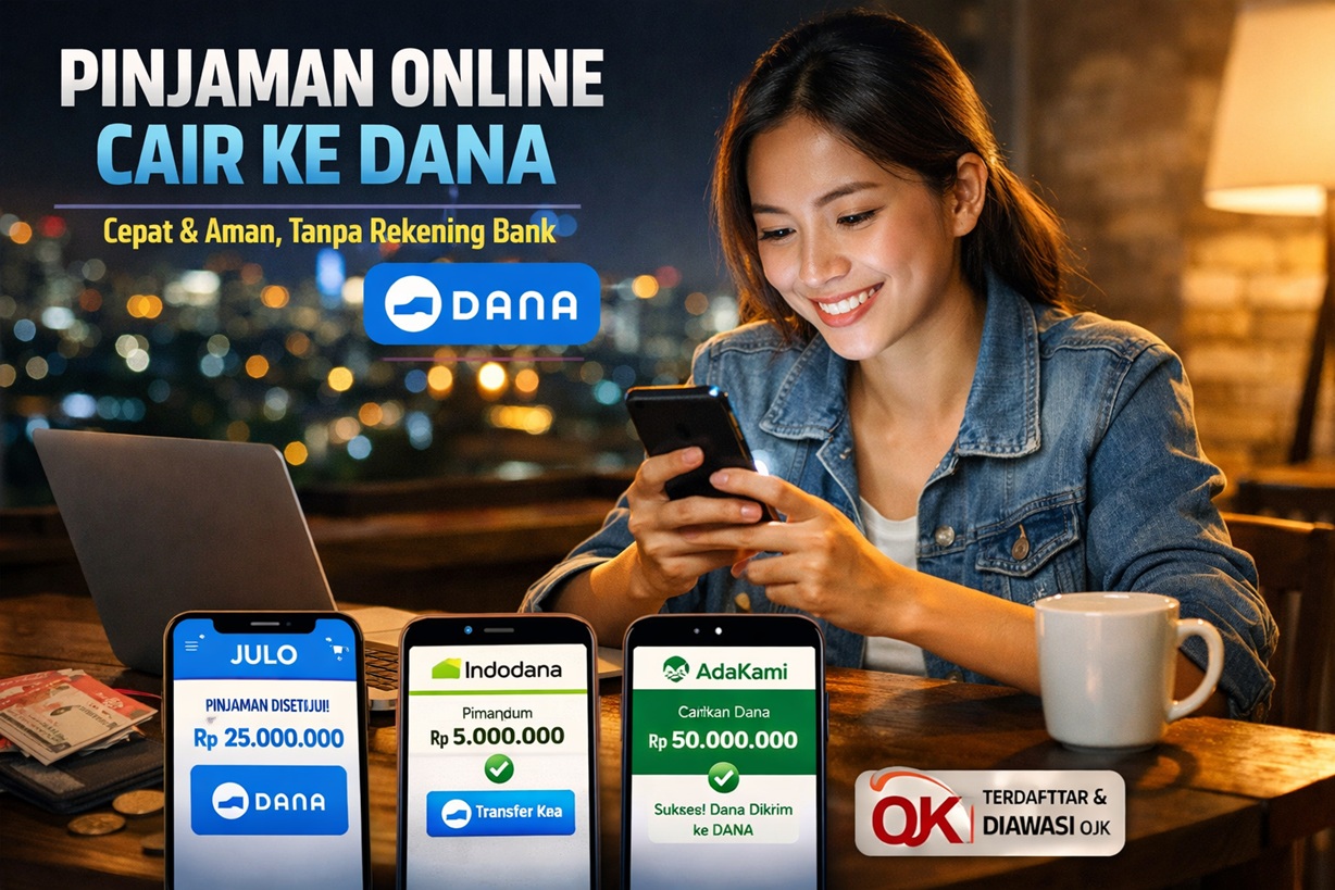 Daftar Pinjaman Online Cair ke DANA Desember 2025, Aman dan Cepat