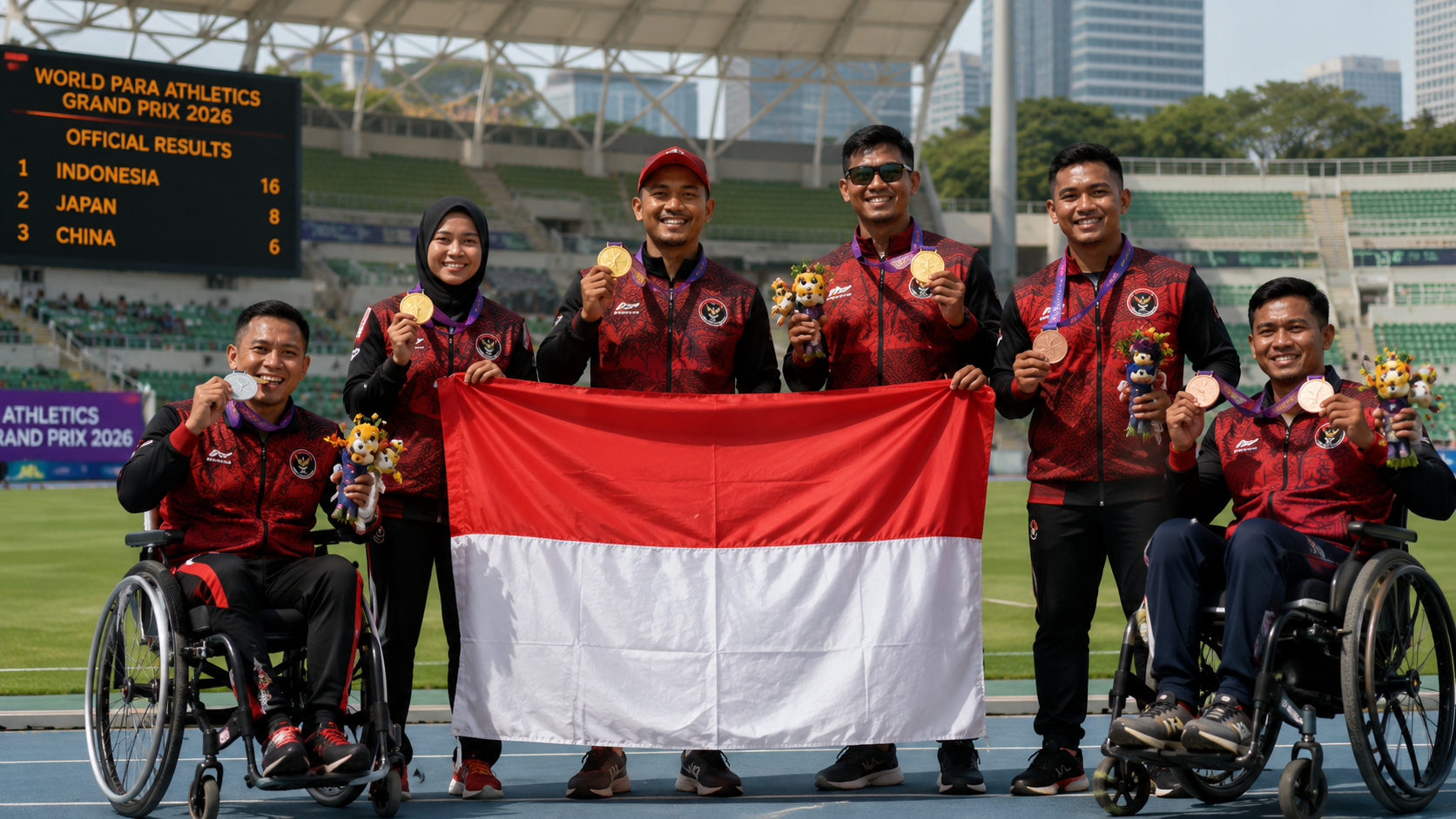 Semangat Tanpa Batas! Atlet Para Indonesia Persembahkan 16 Medali Internasional