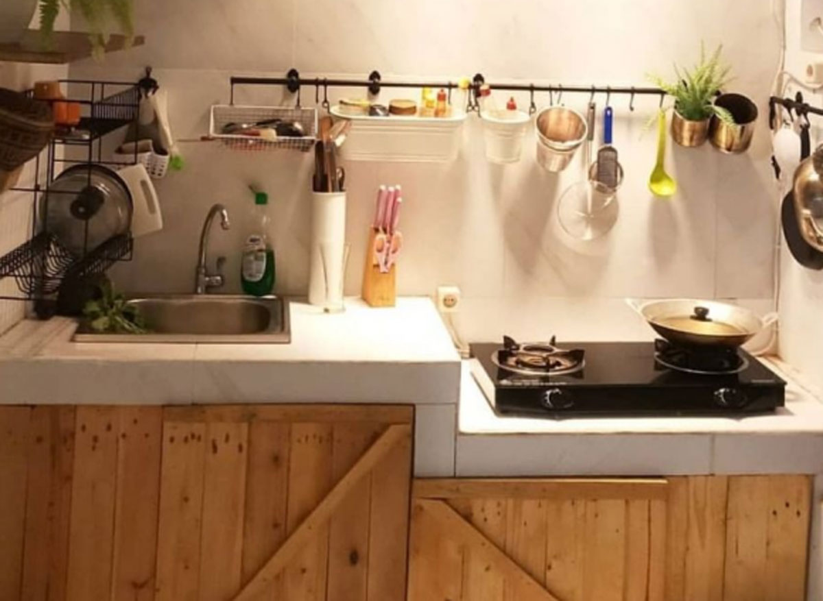 Merubah Dapur Kecil Menjadi Ruang Estetik dengan Gaya Clean Look