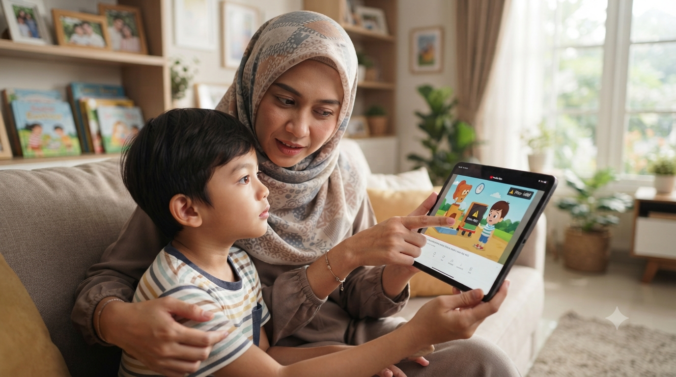 Kendalikan Screen Time, Selamatkan Karakter Anak dari Ancaman Konten Digital Toksik!