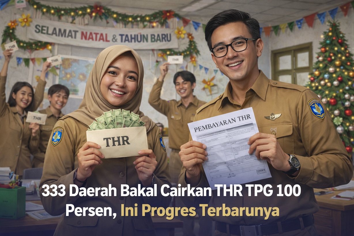 333 Daerah Bakal Cairkan THR TPG 100 Persen, Ini Progres Terbarunya Bagi PNS dan PPPK