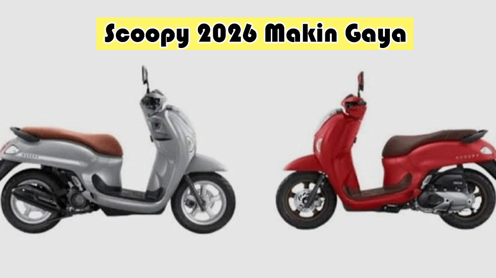 Scoopy 2026 Makin Gaya, Makin Irit: Skutik Retro yang Nggak Cuma Modal Tampang